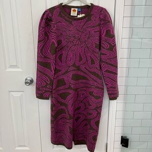 NWT Farm Rio by Anthropologie Sweater Dress, Size L